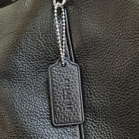 Coach Black Leather Shoulder Bag - Picture 3 of 13